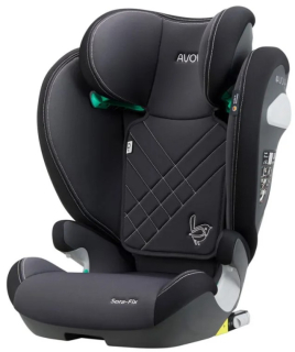 Autosedačka AVOVA Sora-Fix i-size 2026 Grey/Black